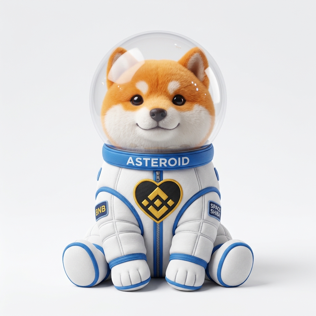 AsteroidShiba mascot — Shiba Inu astronaut